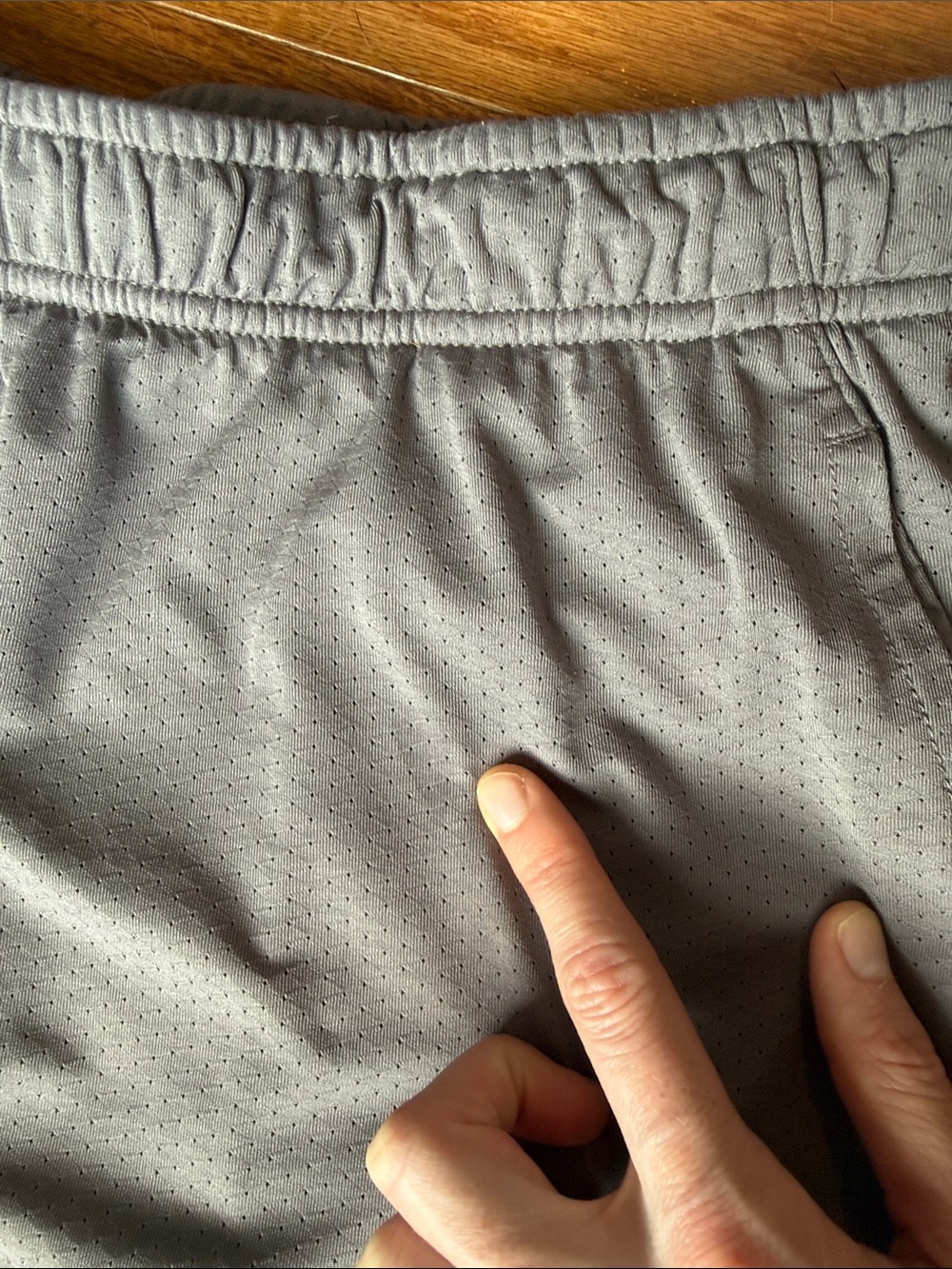 Bundle of THREE Nike Men’s Shorts (L) - black (2) and gray (1) - Picture 4 of 11
